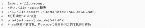 Python爬蟲庫urllib使用詳解2